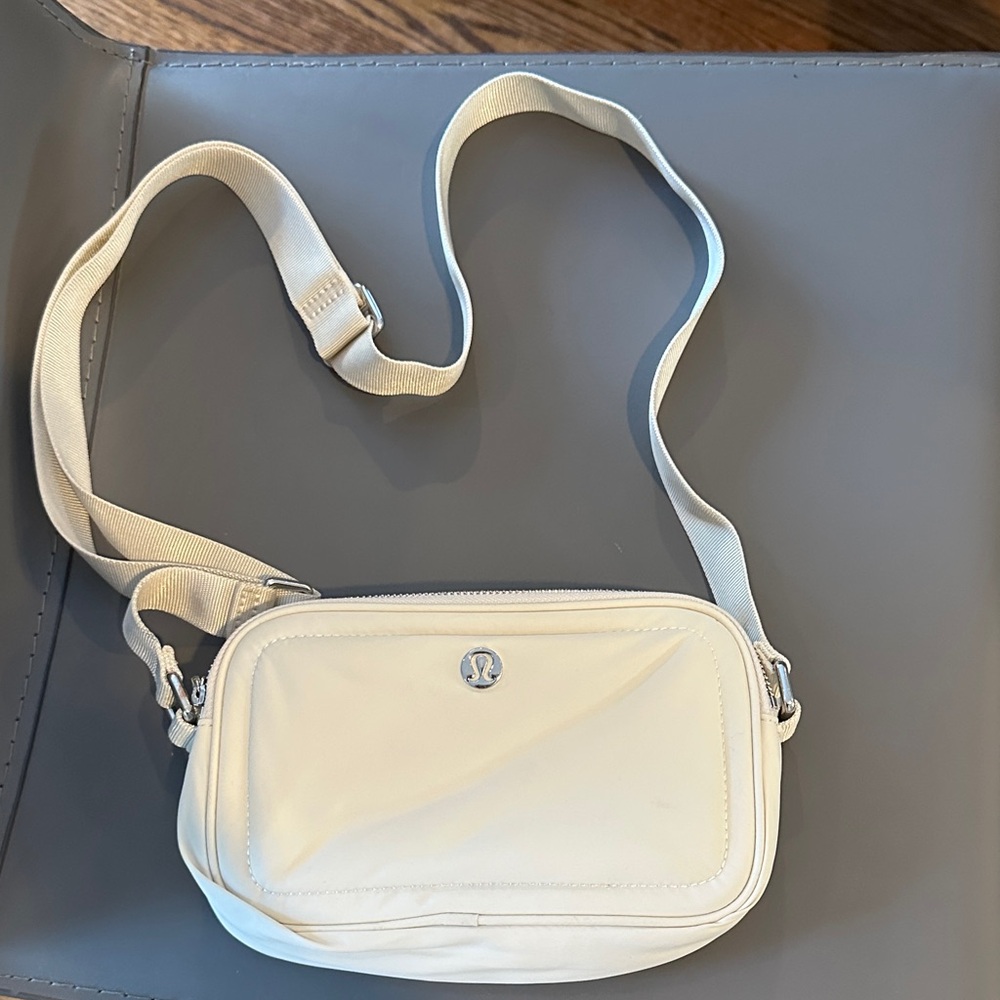 Lululemon Athletica Off-White Crossbody Bag